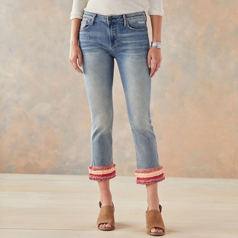 Driftwood Colette Fringe Jeans